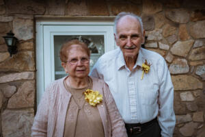 Virginia Carol Russo Jurkowski at her 60th wedding anniversary party, October 2024