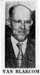 Hermon Kendall Van Blarcom, The Cincinnati Enquirer, Thursday, Jan 17, 1957: Source ancestry.com VIA newspapaers.com